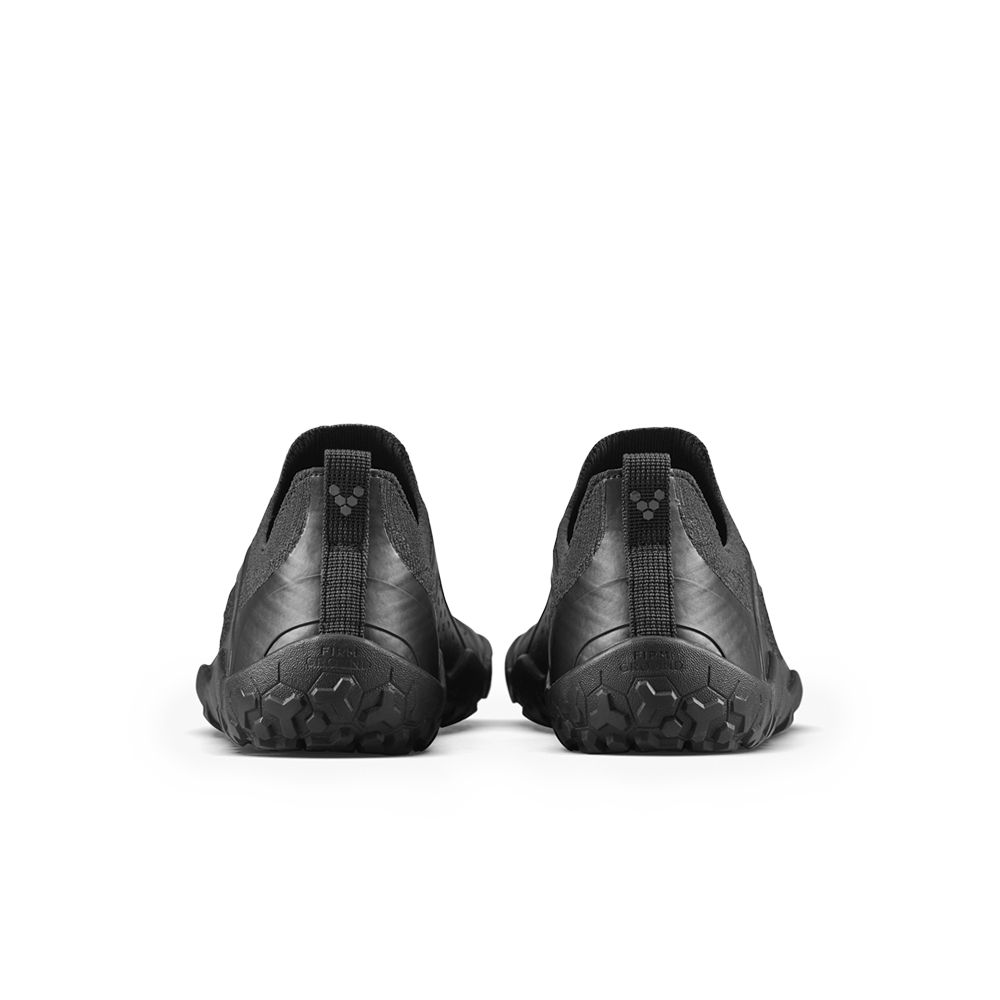 Vivobarefoot Primus Trail Knit FG Grounding Mens Obsidian/Obsidian