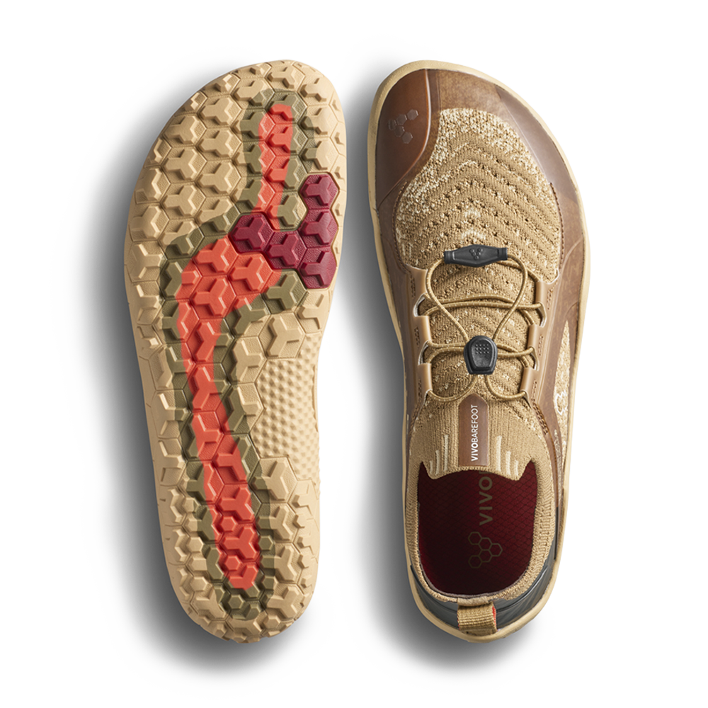 Vivobarefoot Primus Trail Knit FG Grounding Mens Wood