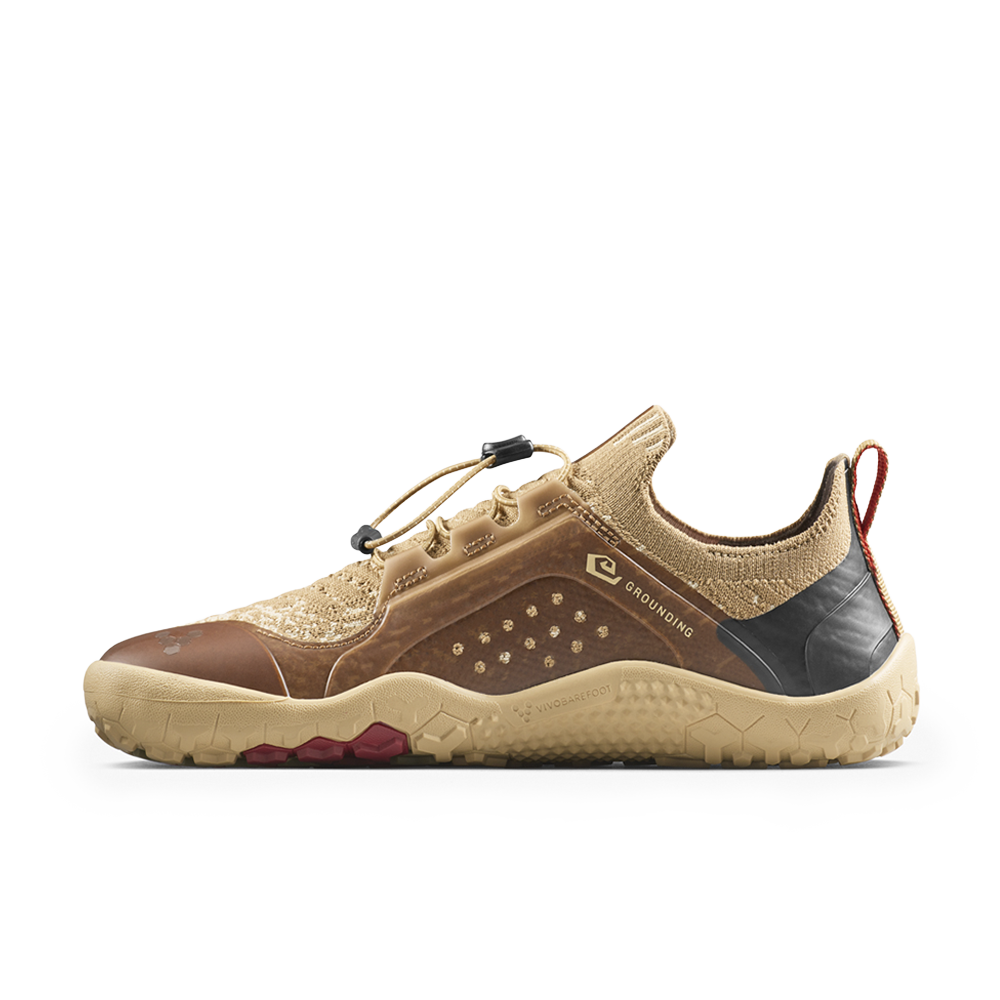 Vivobarefoot Primus Trail Knit FG Grounding Mens Wood