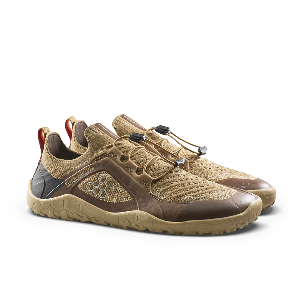 Vivobarefoot Primus Trail Knit FG Grounding Mens Wood