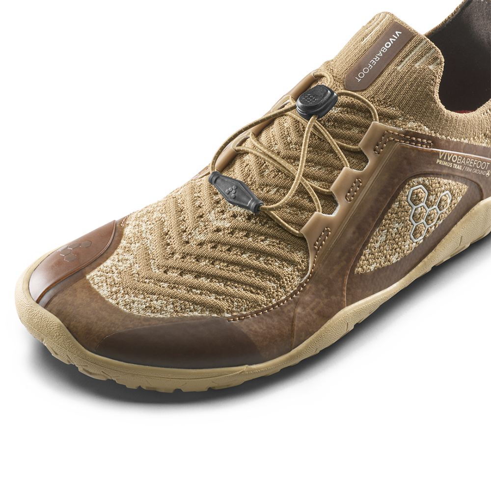 Vivobarefoot Primus Trail Knit FG Grounding Mens Wood