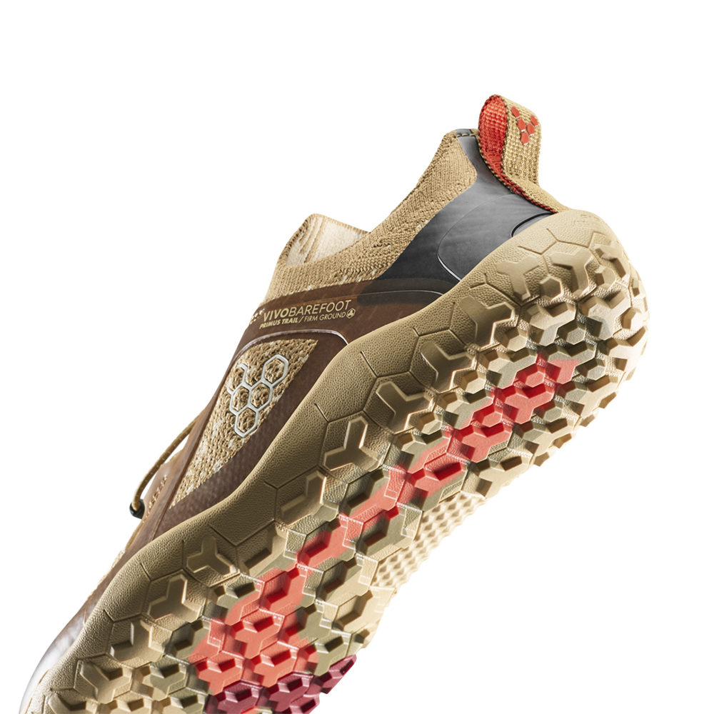 Vivobarefoot Primus Trail Knit FG Grounding Mens Wood