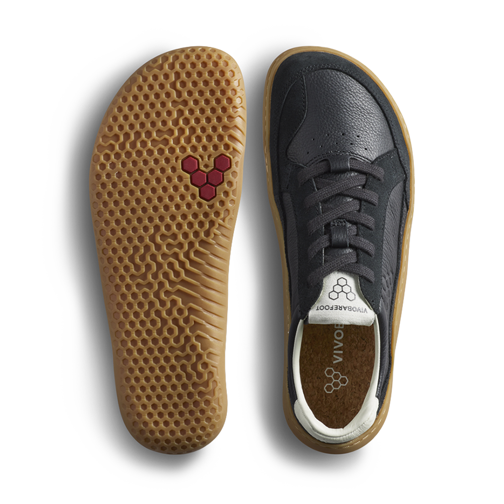 Vivobarefoot Gobi III Sneaker Leather Mens Obsidian