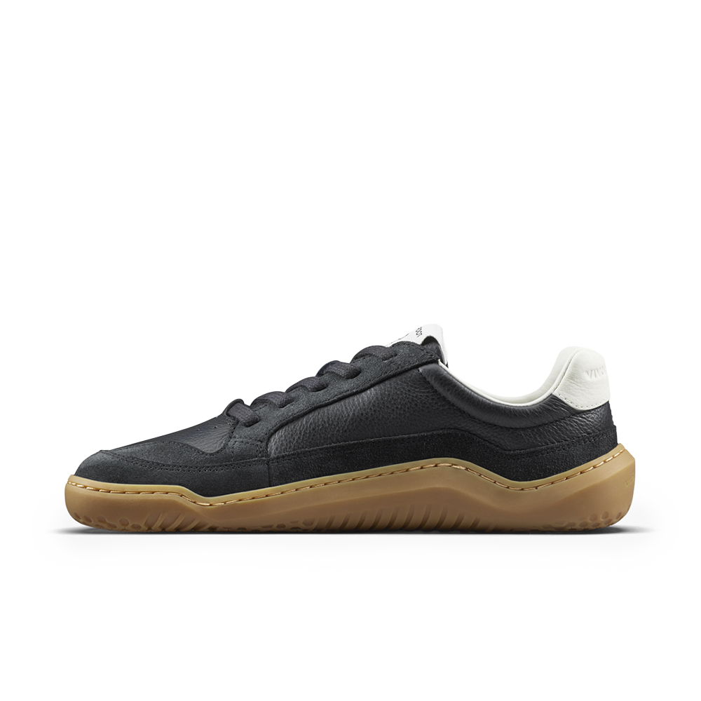 Vivobarefoot Gobi III Sneaker Leather Mens Obsidian