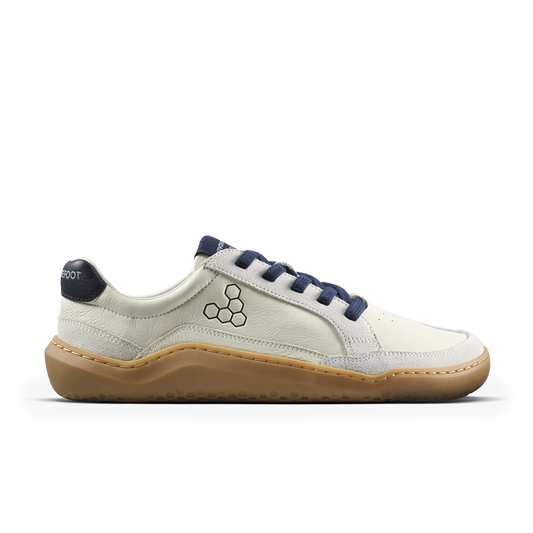 Vivobarefoot Gobi III Sneaker Leather Mens Limestone/Seaborne