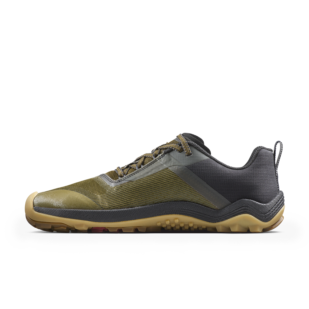 Vivobarefoot Primus Trail Flow Mens Dark Olive/Gum