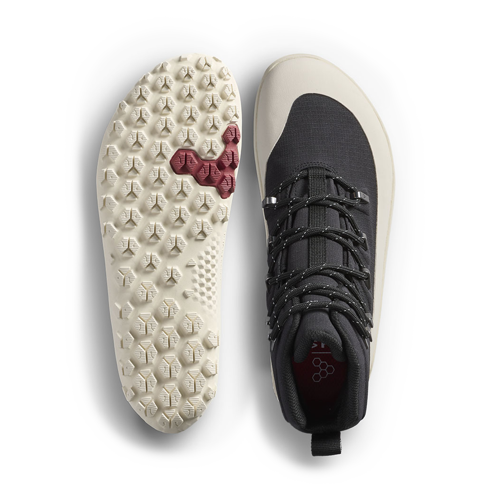 Vivobarefoot Tracker Textile AT Mens Obsidian/White