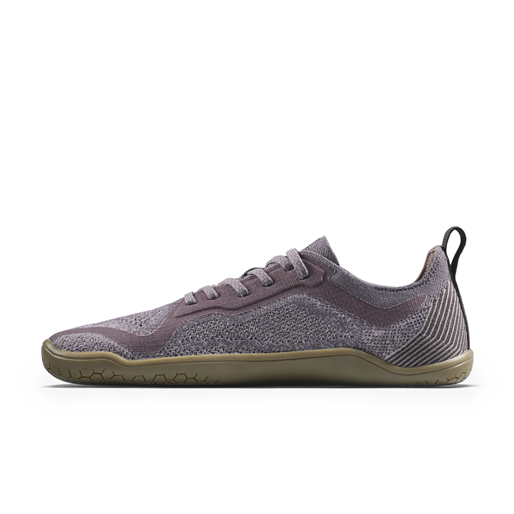 Vivobarefoot Primus Lite Knit Natural Mens Dark Gull Grey