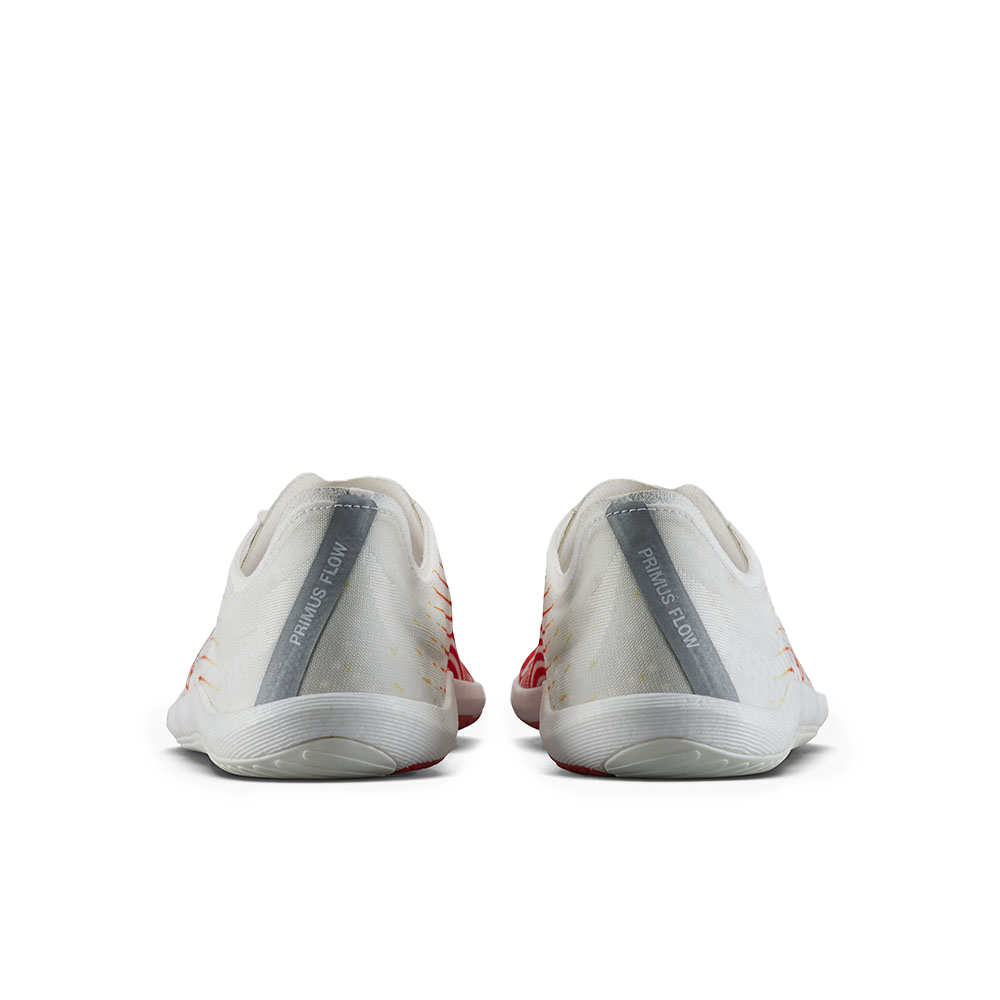 Vivobarefoot Primus Flow Mens Bright White/ Neon Orange