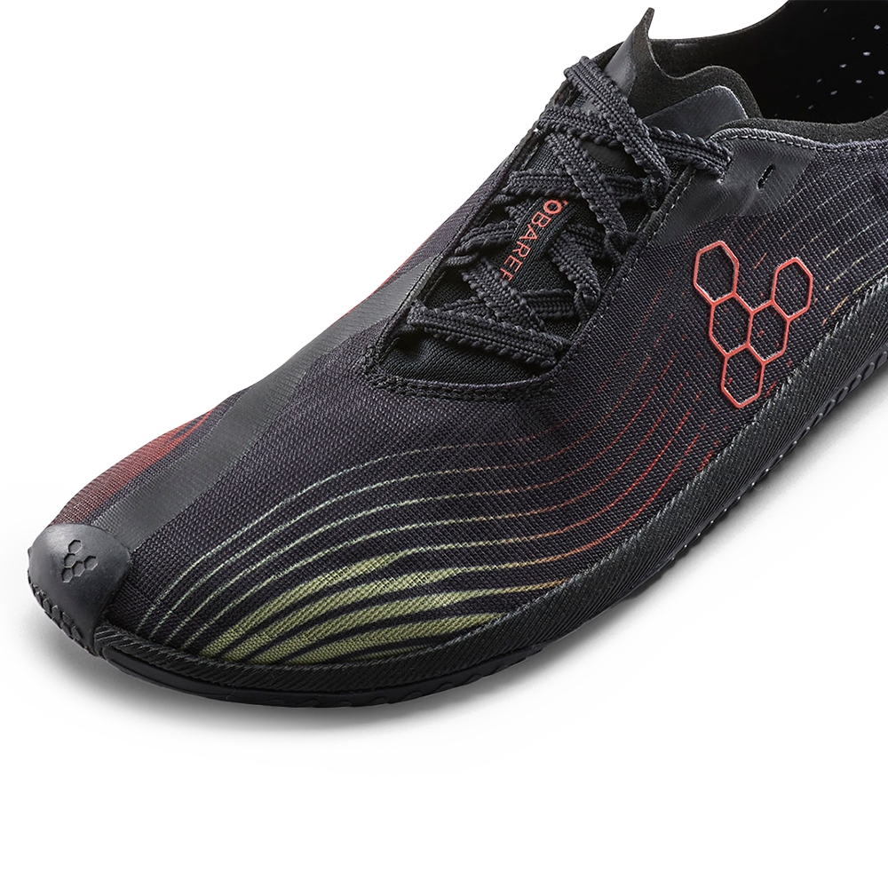[EARLY ACCESS] Vivobarefoot Primus Flow Mens Obsidian/Cherry Tomato (ETA. MID SEPTEMBER)