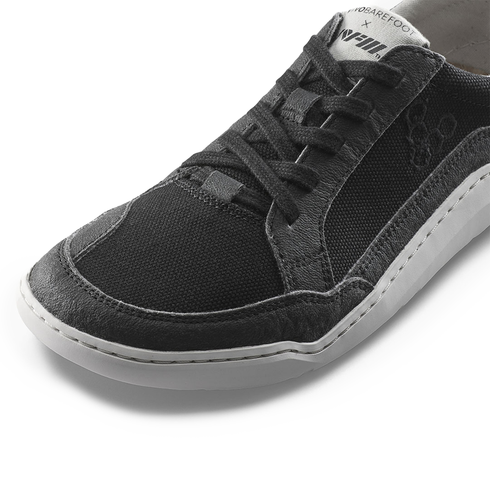 [PRE-ORDER] Vivobarefoot Gobi II Sneaker Premium Canvas Womens Obsidian (ETA. MID AUGUST)