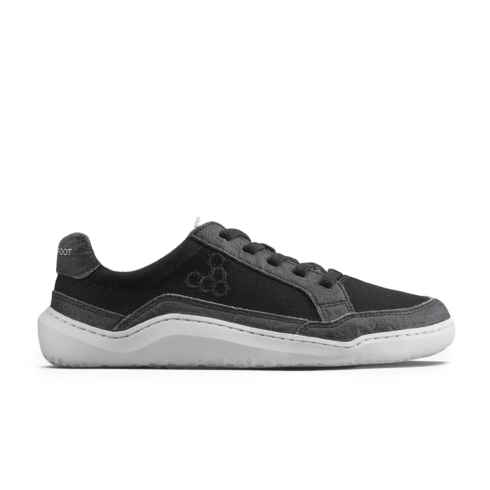 Vivobarefoot Gobi II Sneaker Premium Canvas Mens Obsidian