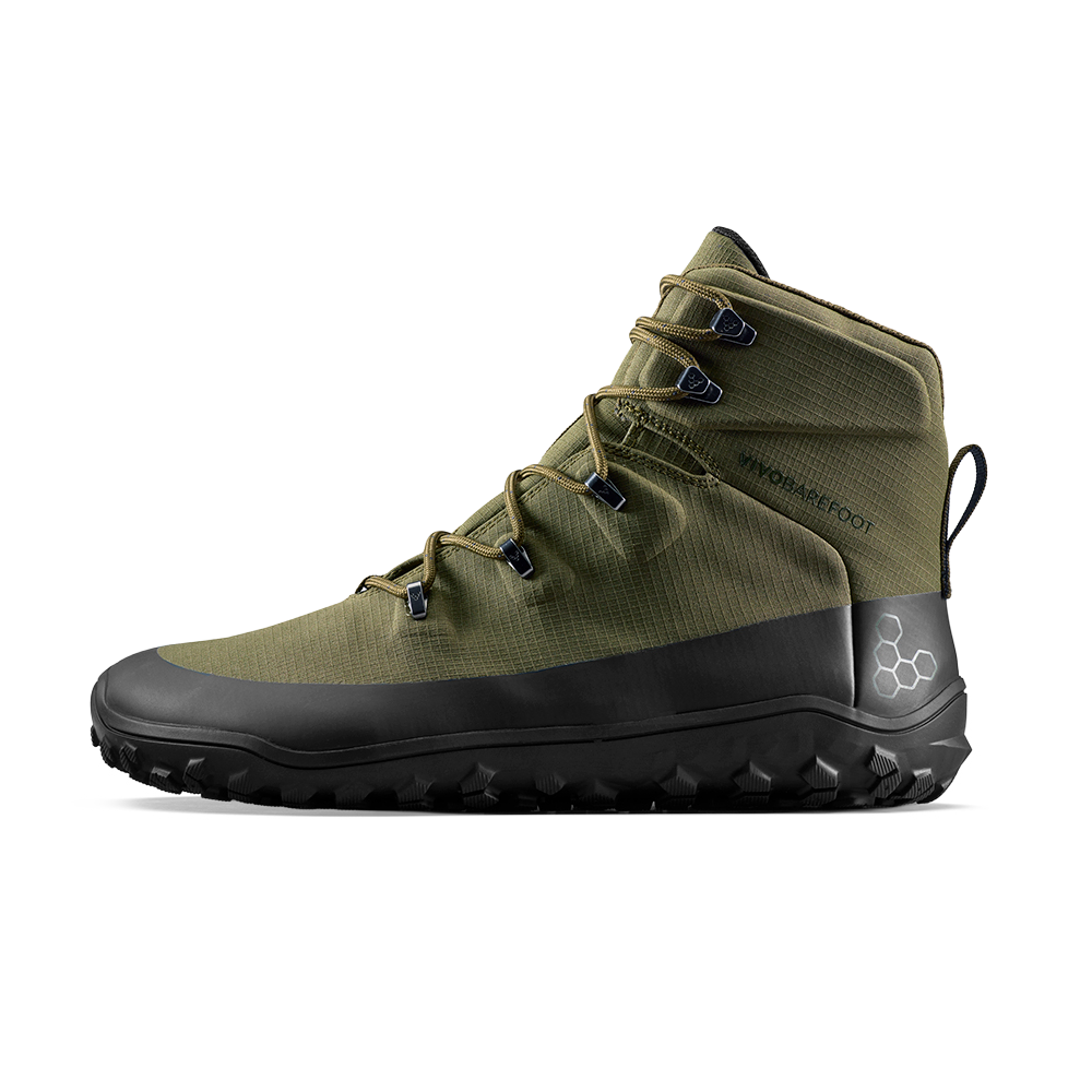 Vivobarefoot Tracker Textile AT II Mens Dark Olive