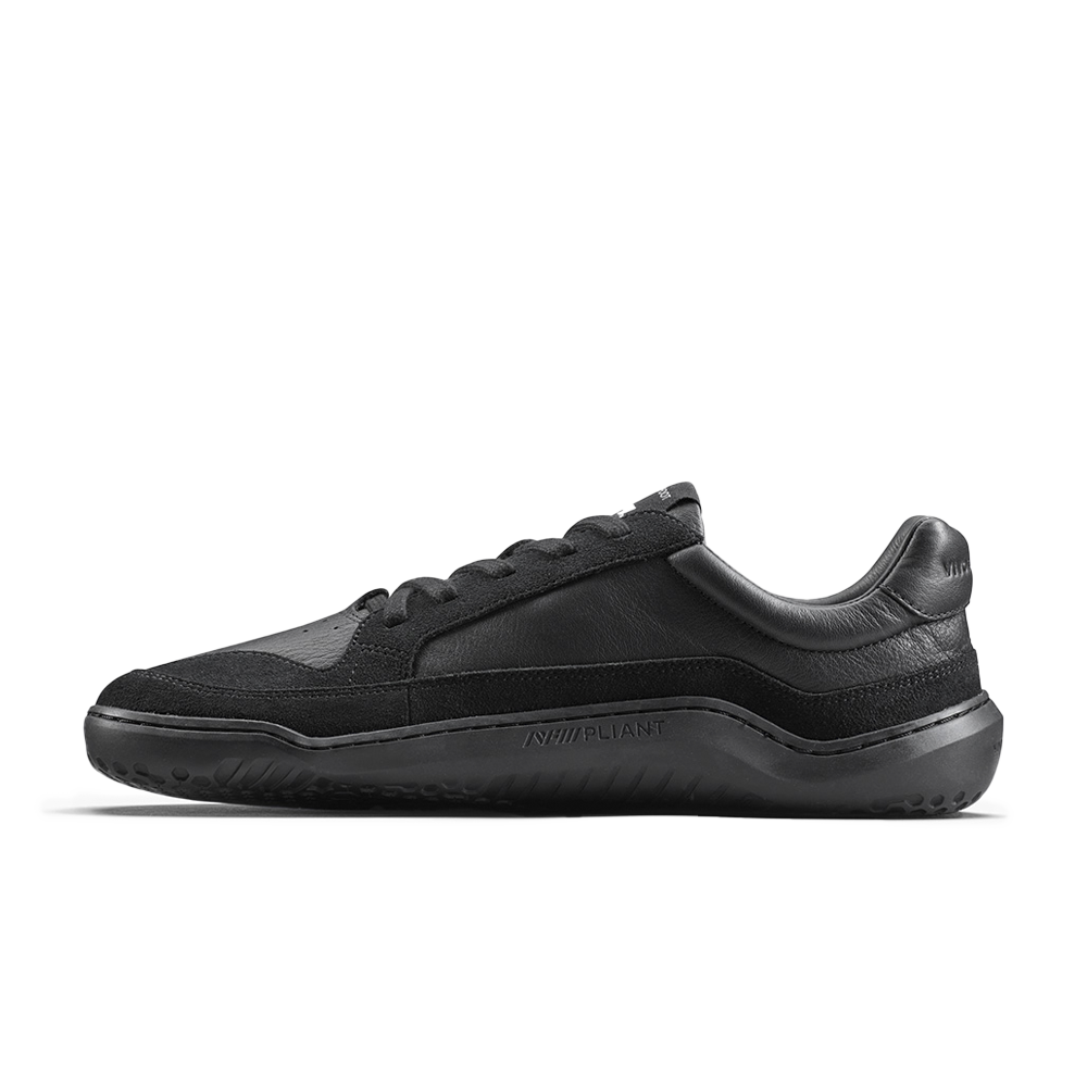 [PRE-ORDER] Vivobarefoot Gobi II Sneaker Premium Leather Mens Triple Obsidian (ETA. MID AUGUST)