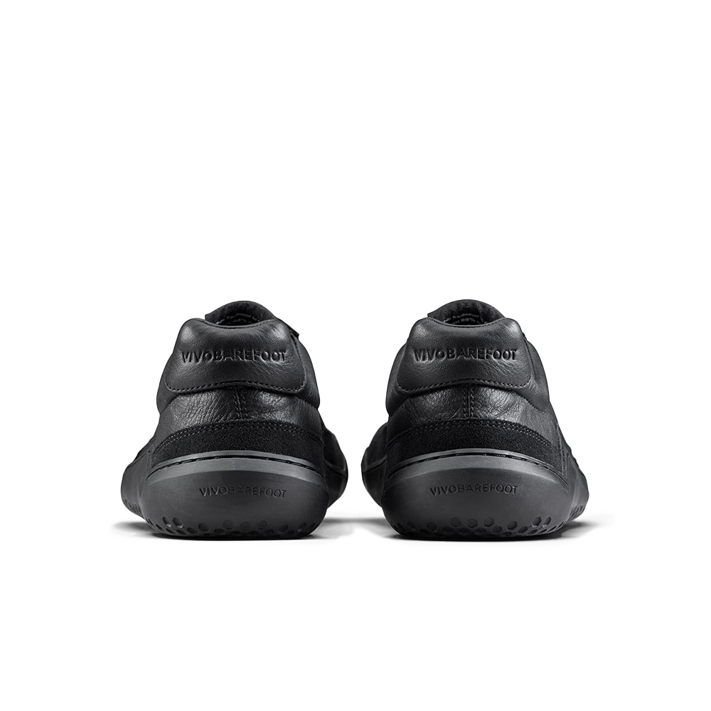 [PRE-ORDER] Vivobarefoot Gobi II Sneaker Premium Leather Mens Triple Obsidian (ETA. MID AUGUST)