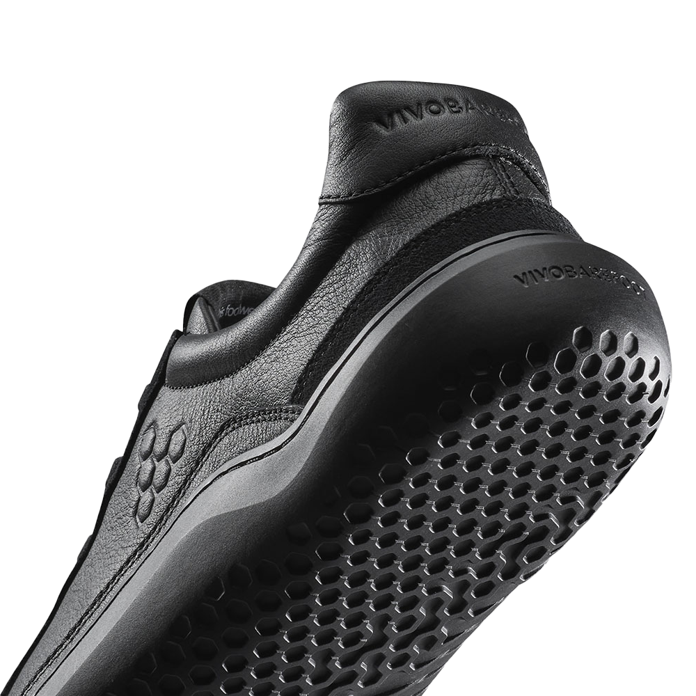 [PRE-ORDER] Vivobarefoot Gobi II Sneaker Premium Leather Mens Triple Obsidian (ETA. MID AUGUST)
