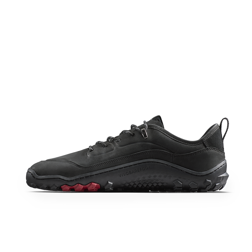 Vivobarefoot Tracker Leather At Low II Mens Obsidian