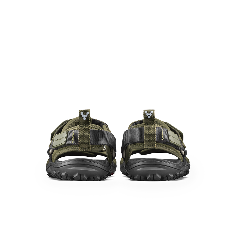 Vivobarefoot Tracker Ora Sandal Mens Dark Olive