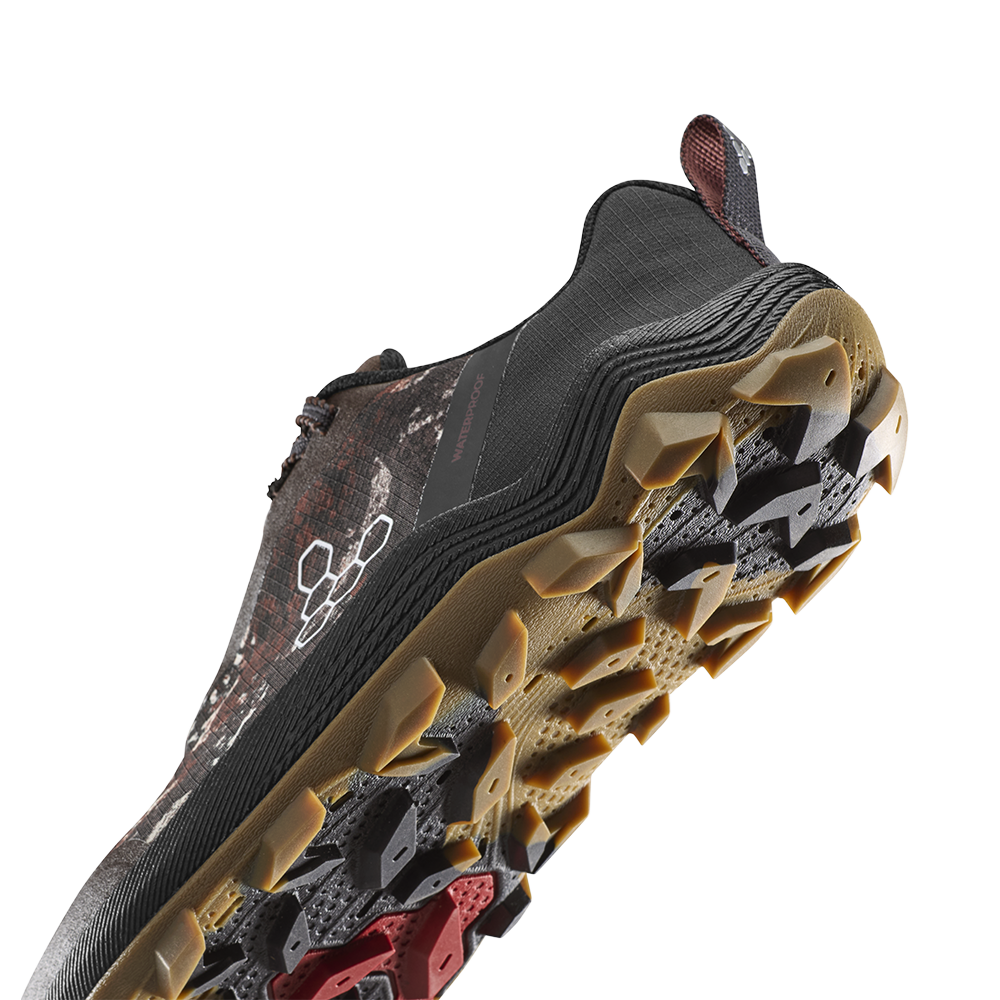 Vivobarefoot Primus Trail Flow WP Mens Mole Print