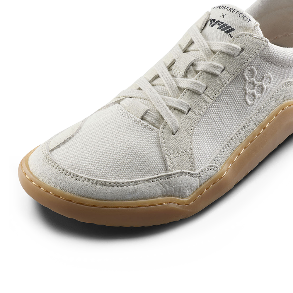 Vivobarefoot Gobi II Sneaker Premium Canvas Mens Natural White