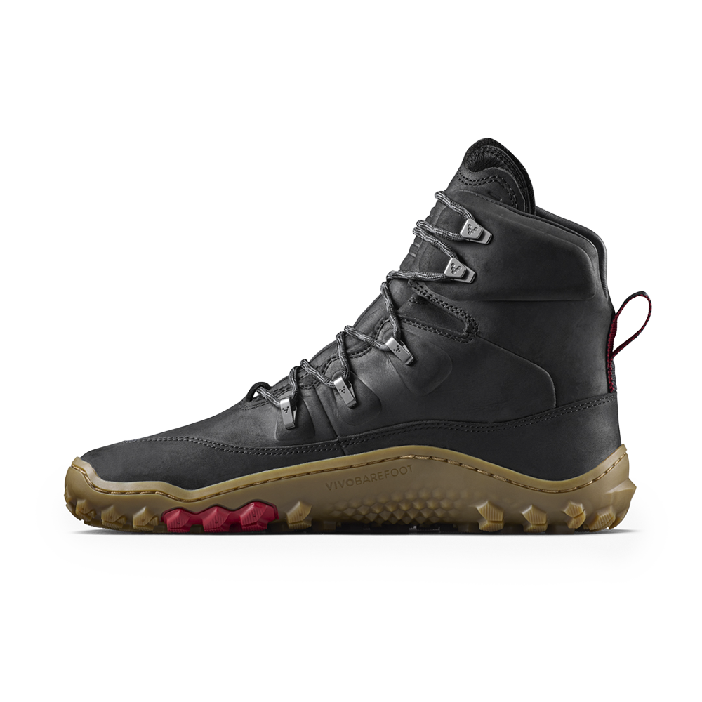 Vivobarefoot Tracker Leather At II Mens Obsidian