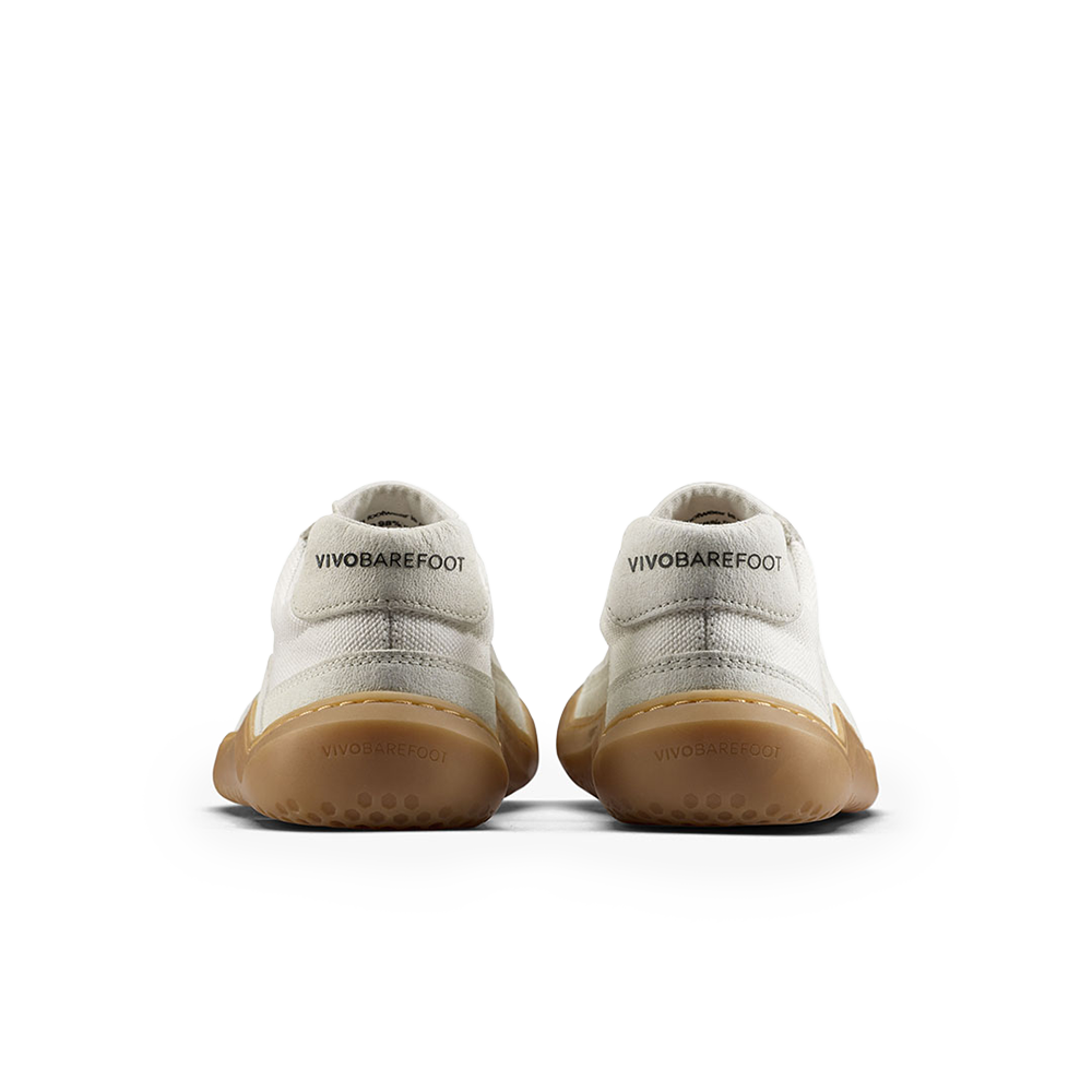 Vivobarefoot Gobi II Sneaker Premium Canvas Mens Natural White