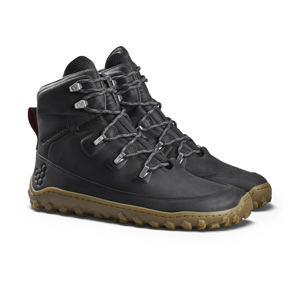 Vivobarefoot Tracker Leather At II Mens Obsidian