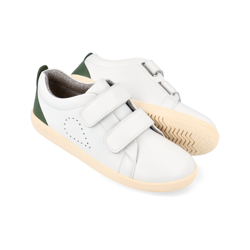 Bobux Kid+ Grass Court White Forest Sole Mechanics AU – Sole
