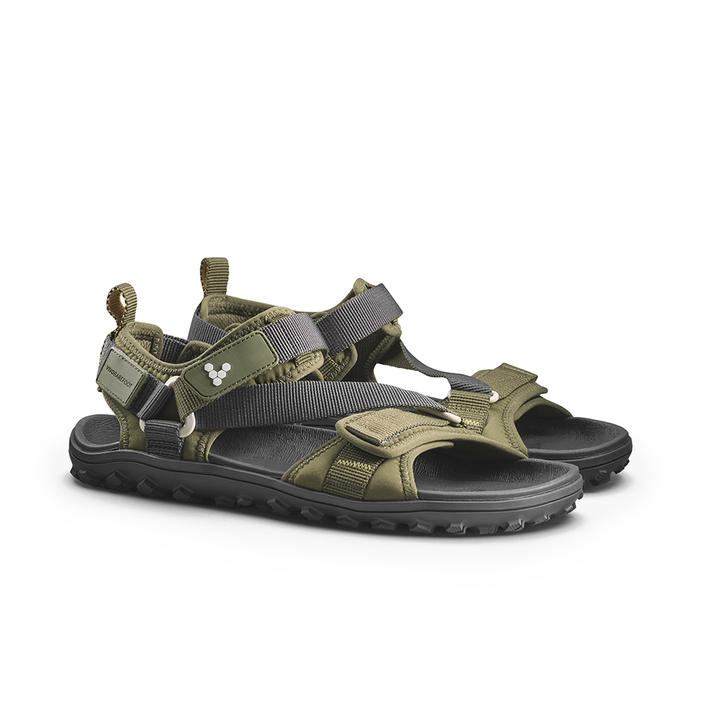 Vivobarefoot Tracker Ora Sandal Womens Dark Olive