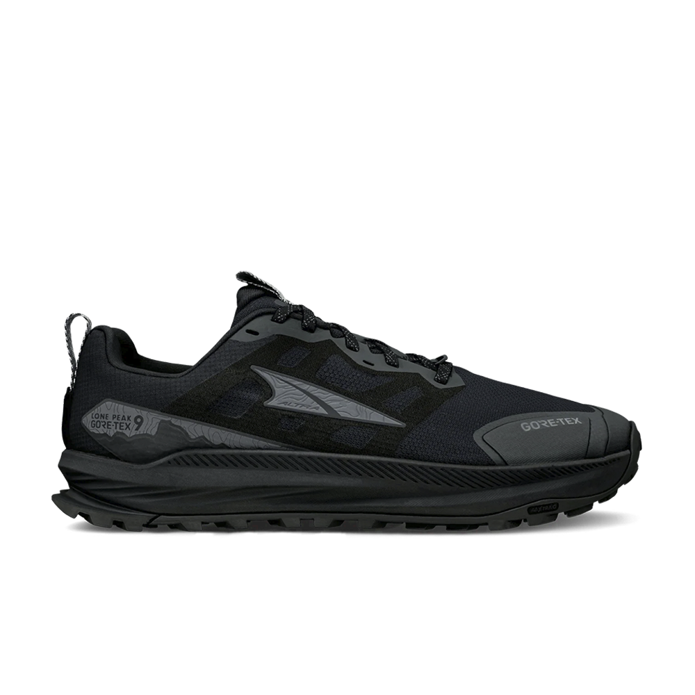 Altra Lone Peak 9+ Mens GTX Black/Black