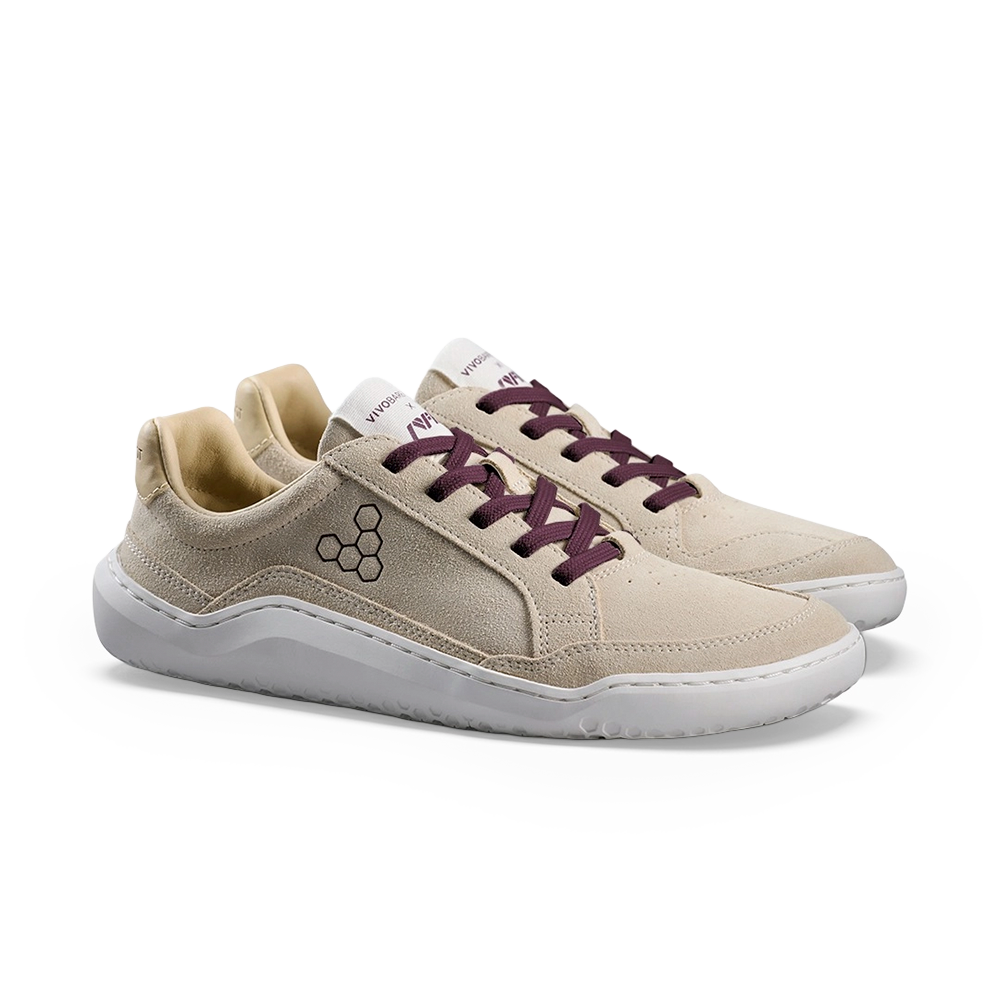 Vivobarefoot Gobi II Sneaker Leather Womens Sand/ Fig