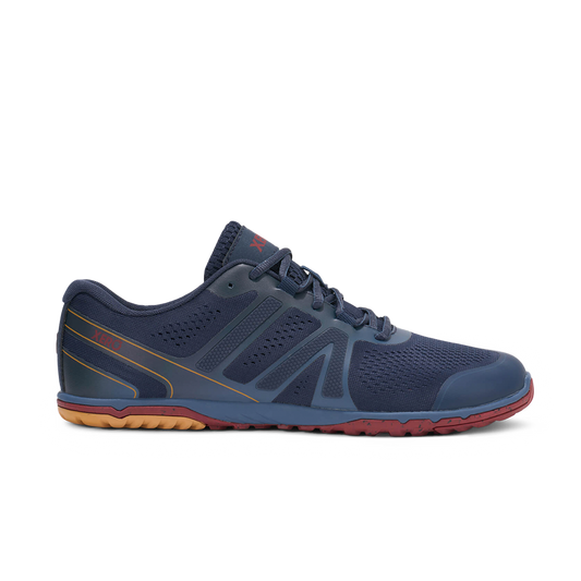 Xero HFS II Road Running Mens Vintage Indigo/Red Ochre
