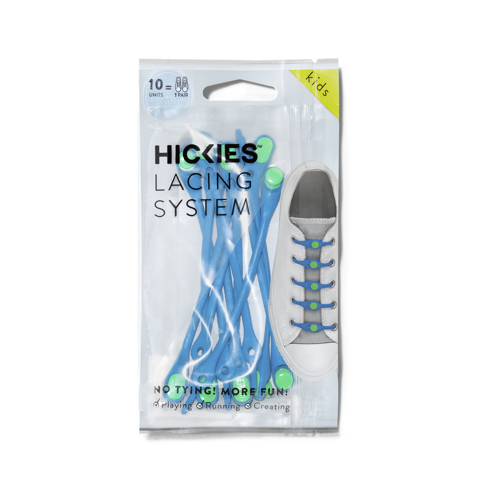 Hickies Kids Lacing System Electric Blue