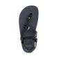 Luna Retro Mono Black Sandals