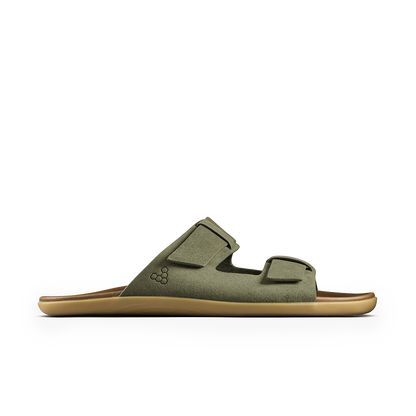 Vivobarefoot Sensus Yin Slide Mens Dark Olive