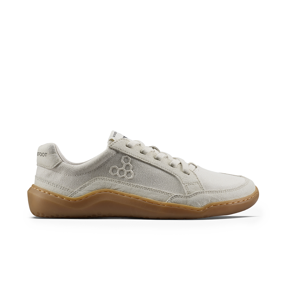 Vivobarefoot Gobi II Sneaker Premium Canvas Mens Natural White