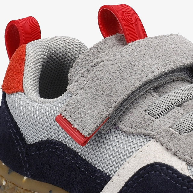 Groundies Lou 2.0 Kids Light Grey/Red