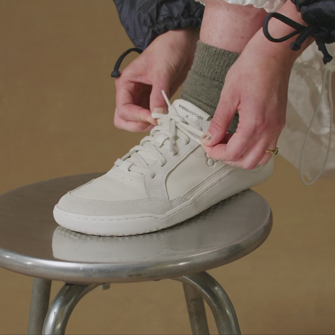 Vivobarefoot Gobi II Sneaker Premium Leather Womens Obsidian