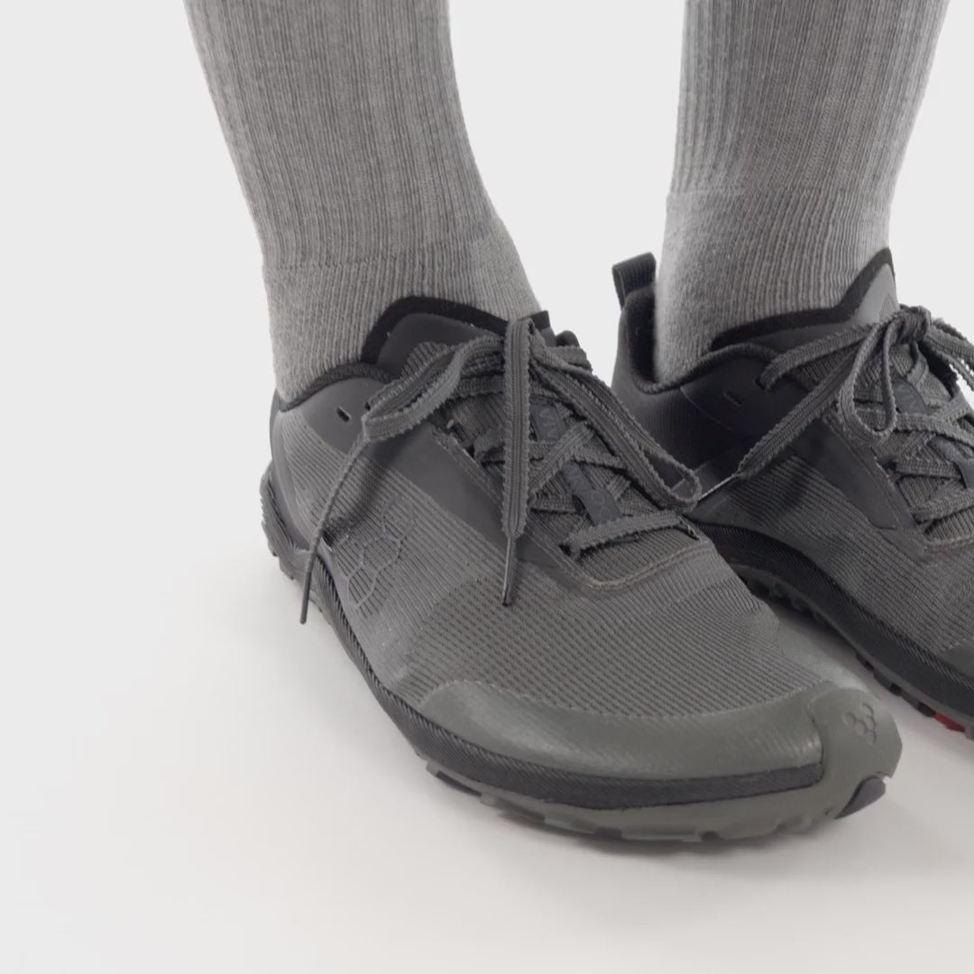 Vivobarefoot Primus Trail Flow Mens Dark Shadow | Sole Mechanics