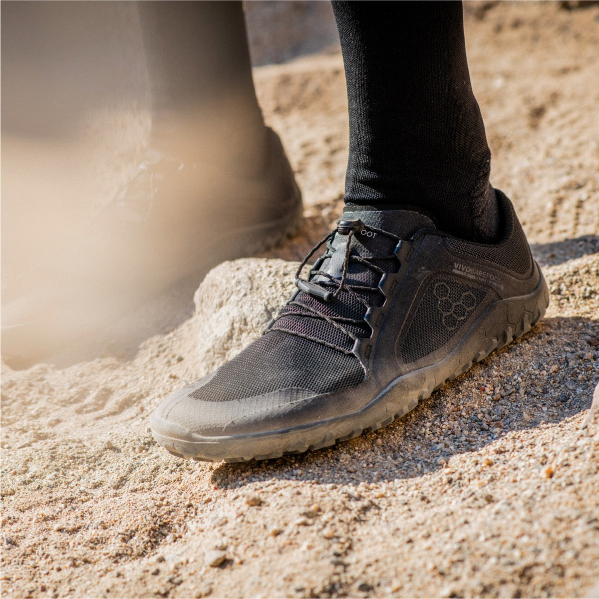 Vivobarefoot Primus Trail FG 3.5 Mens Obsidian