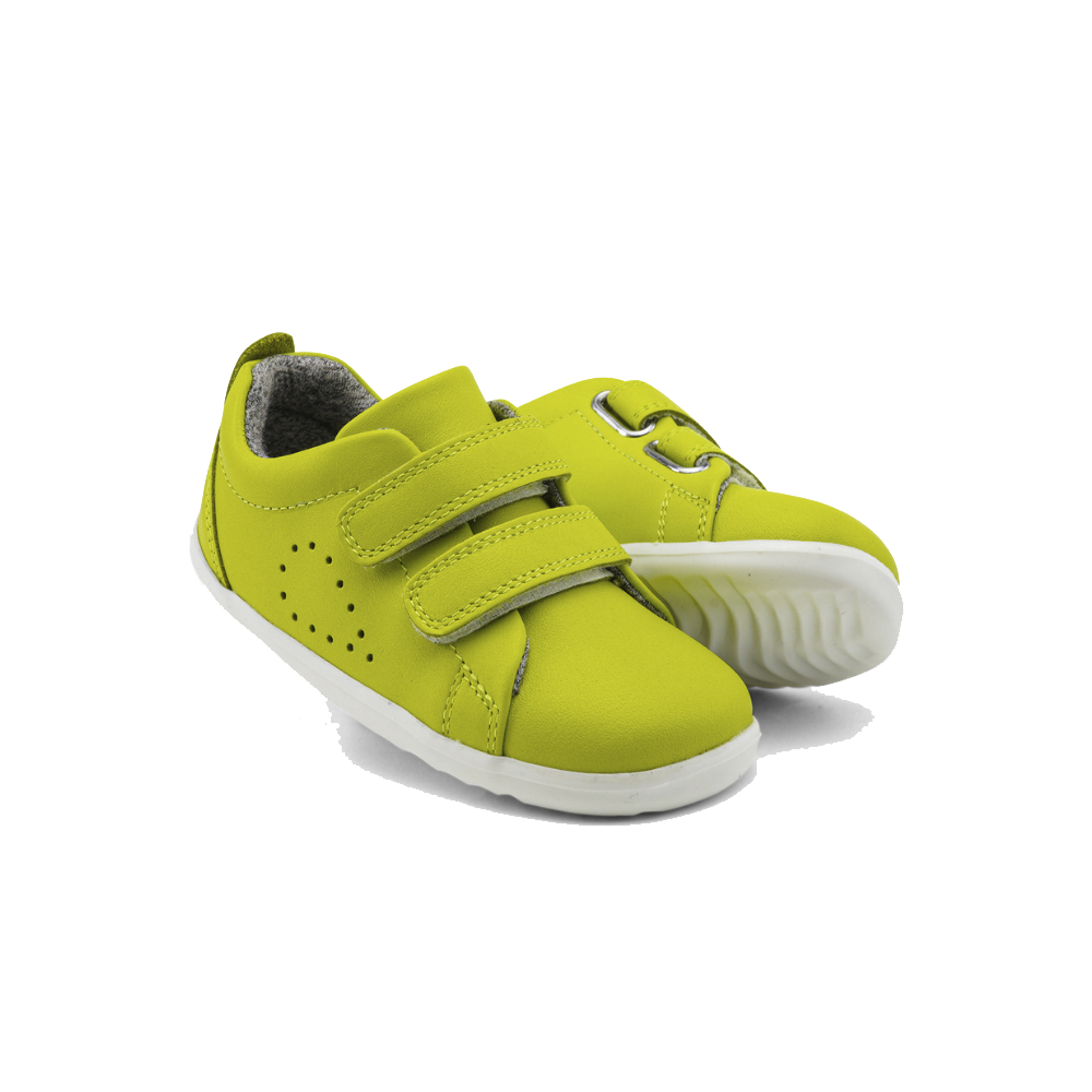Bobux Step Up Grass Court Lime Trainer