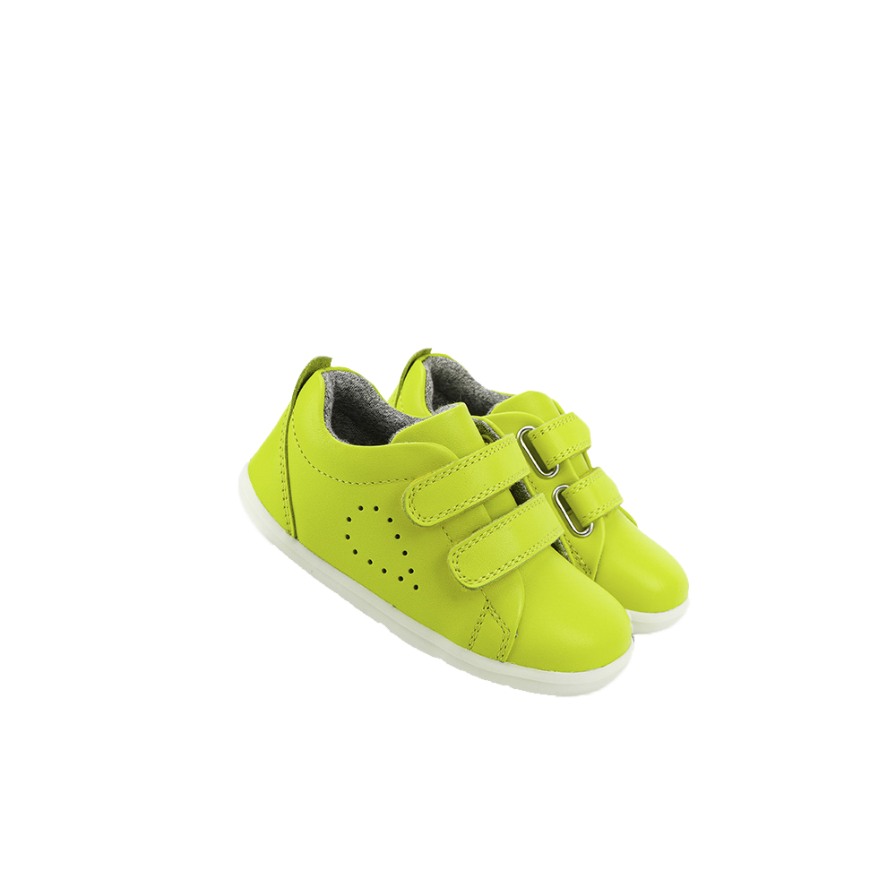 Bobux Step Up Grass Court Lime Trainer