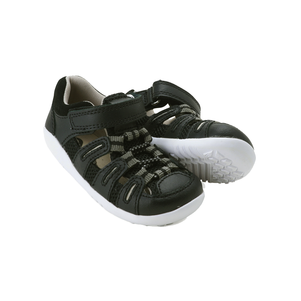 Bobux Step Up Summit Black + Charcoal