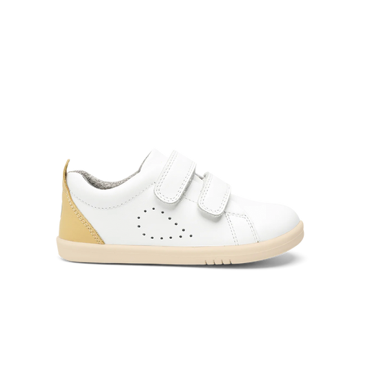 Bobux I-Walk Grass Court White + Sand