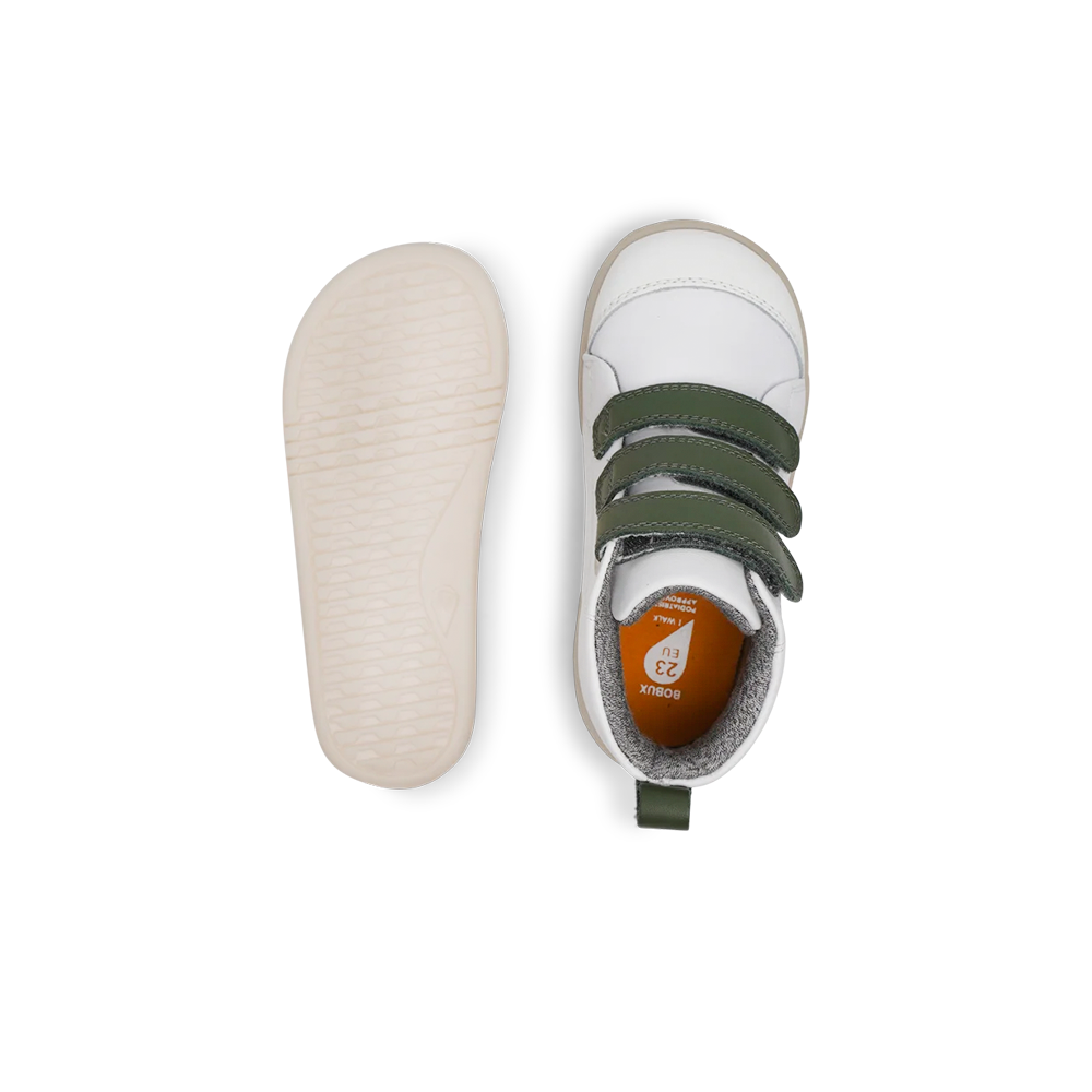 Bobux I-Walk Hi Court White + Forest