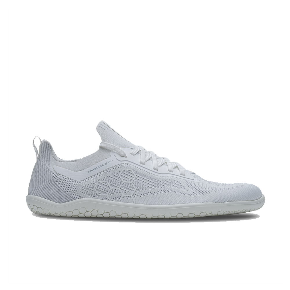 Shop online | Free shipping over $150 in Australia & New Zealand | Vivobarefoot Primus Lite Knit is incredibly lightweight and flexible. The knitted upper, made with recycled polyester, is designed for total mobility. The minimal shoe asks your feet to work hard, and will take your barefoot strength and movement to the next level. 