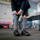 Bobux Kids Plus Venture School Shoe Black in use 1